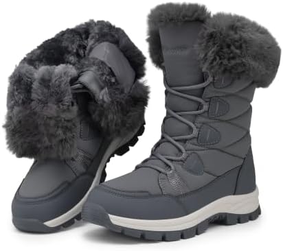DREAM PAIRS Waterproof Winter Snow Boots Women