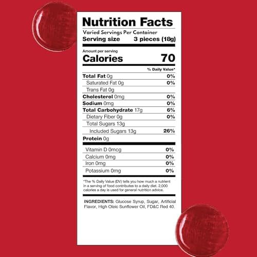 Cinnamon Hard Candy Disks, Old Fashioned Candy, Individually Wrapped, 48 Oz