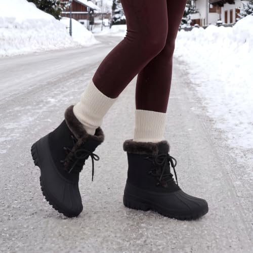 DREAM PAIRS Women's Winter Duck Snow Boots