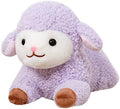 ELAINREN Ultra-Soft Purple Sheep Stuffed Big Pillow/19.6''