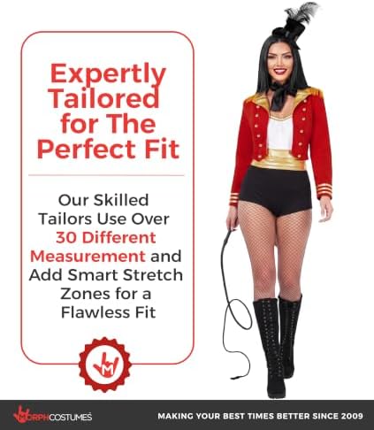 fun shack, Ringmaster Costume With Prop, Halloween Costumes for Women