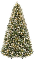 Hykolity 6 ft Prelit Artificial Christmas Tree with 250 Warm White LEDs