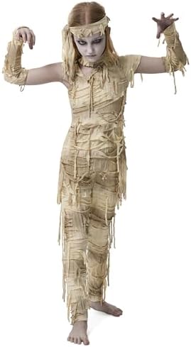 Spooktacular Creations Halloween Mummy Costume for Kids, Mummy Costume for Girls, Halloween Role Play & Dress Up