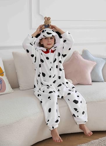 SimZoo Kids Animal Onesie Pajamas Halloween Costumes Cosplay 4-13Y