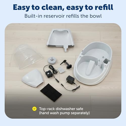 PetSafe Drinkwell Platinum Cat Water Fountain, Includes 12 Carbon Filters