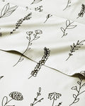 Twin XL 3 Piece Floral Sheet Set - Soft, Breathable & Cooling - Plants
