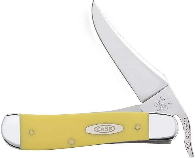 Case XX WR Pocket Knife RussLock Yellow Synthetic Item #22931 (31953L SS) 4 1/4 inches Closed