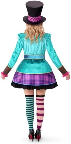 Spooktacular Creations Adult Hatman Costume, Halloween Clown Costume Womens Dress Set, Halloween Costumes 2026