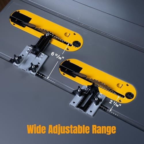POWERTEC Thin Rip Jig for Table Saw - Sliding Guide for Accurate Ripping & Safe Operation, Fits Standard Miter Slots & T-Tracks, Woodworking Thin Rip Guide for Power Tool Accessories (71972)