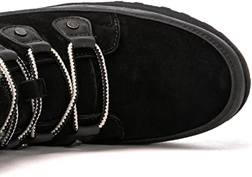 GLOBALWIN Women's Snow Boots Waterproof Ankle Booties Winter Boots For Women, Insulated Warm Black Fur Boots, Non-Slip Outdoor Hiking Boots For Rain and Snow