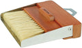 Dulton Dustpan and Brush Dustpan and Brush Vibration H21-0365VB Stainless Steel Vibration Finish Broom & Dustpan Set