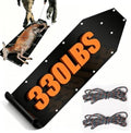 73" x 23" Deer Drag Sled -Thickened Tear-Resistant HDPE with Pull Cables, Game Hauler Utility Snow Sled Deer Hunting Sled for Effortless Hauling of Ice Fishing Supplies, Firewood, Fishing Equipment
