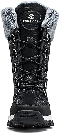 HOBIBEAR Women's Winter Snow Boots Warm Faux Fur