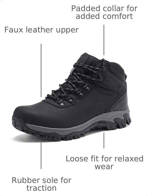 Men's Waterproof Snow Boots Hiking Boot