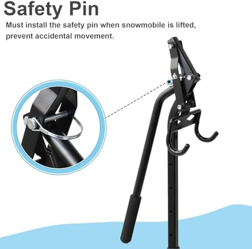 Snowmobile Lever Lift Stand,Fit Most Snowmobile,Support up to 2000 lbs