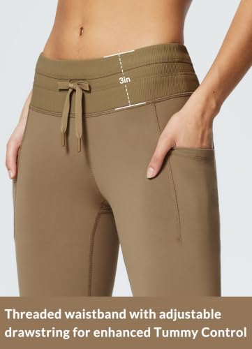 baleaf Women's Fleece Lined Leggings Tights Water Resistant Hiking Pants