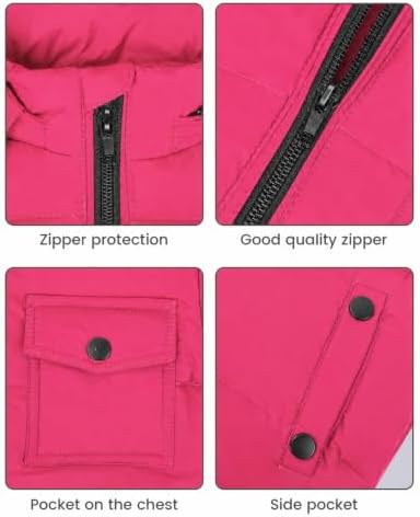 JiAmy Kids 2-Piece Snowsuit Puffer Jacket and Snow Pants