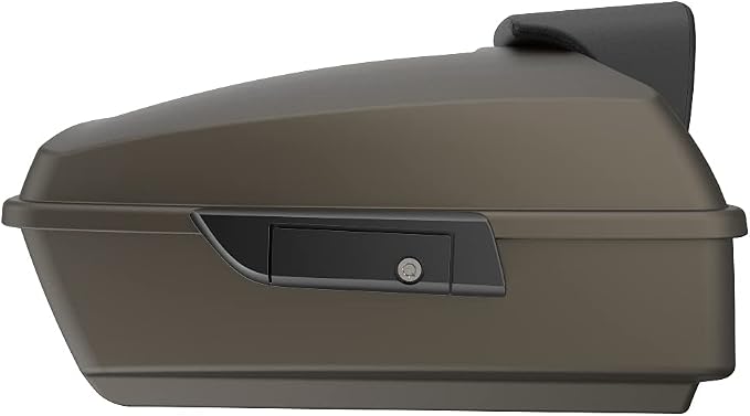 Advanblack Road Glide Tour Trunk Pack Blue Steel Chopped Tour Trunk Pack Backrest Pad for '97-'25 Harley Touring Road King Street Glide Electra Glide CVO models