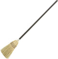 Rubbermaid Commercial Products Lobby Straw/Corn Broom, Brown, 38-Inch, Indoor/Outdoor Broom for Courtyard/Garage/Lobby/Mall/Office, Pack of 12