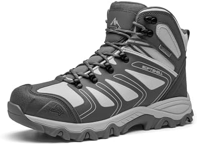 NORTIV 8 Men's Ankle High Waterproof Hiking Boots