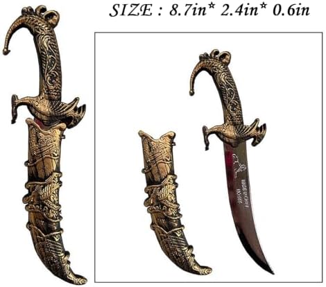 11 Pcs Viking Pirate Costume Girls Renaissance Medieval Costume for Kids