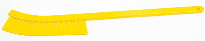 SPARTA Plastic Narrow Radiator Brush for Dusting Between Radiators, Vents, And Ducts, 24 Inches, Yellow, (Pack of 6)