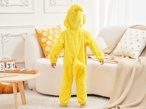 LOLANTA Boys' Girls' Dinosaur Shark Costume Flannel Jumpsuits Animal Onesie