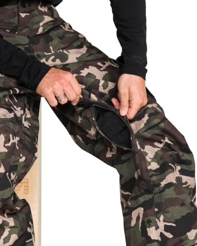 Volcom Men's Nwrk Baggy Snowboard Pant – 10k Waterproof Breathable 2-layer
