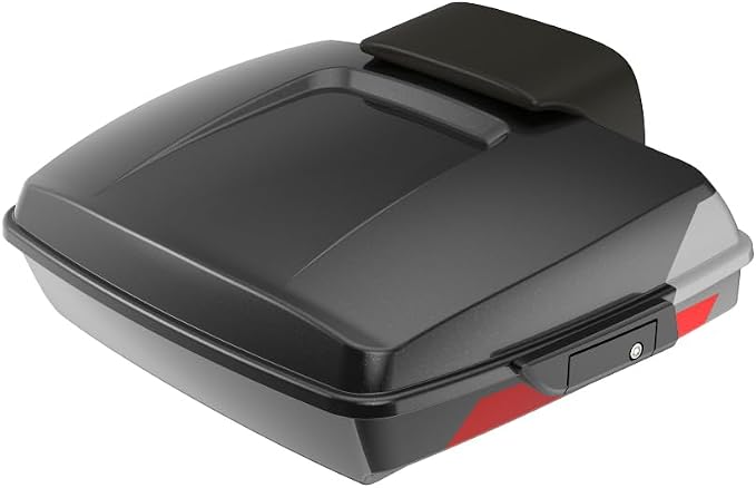Advanblack Road Glide Tour Trunk Pack Hot Lap Razor Tour Trunk Pack Backrest Pad for '97-'25 Harley Touring Road King Street Glide Electra Glide CVO Models