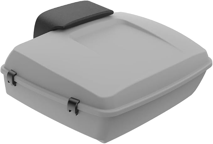 Advanblack Road Glide Tour Trunk Pack Unpainted Chopped Tour Trunk Pack Backrest Pad for '97-'25 Harley Touring Road King Street Glide Electra Glide CVO models