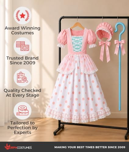 Morph Pastel Shepherdess Women Costume, Halloween Costume for Women