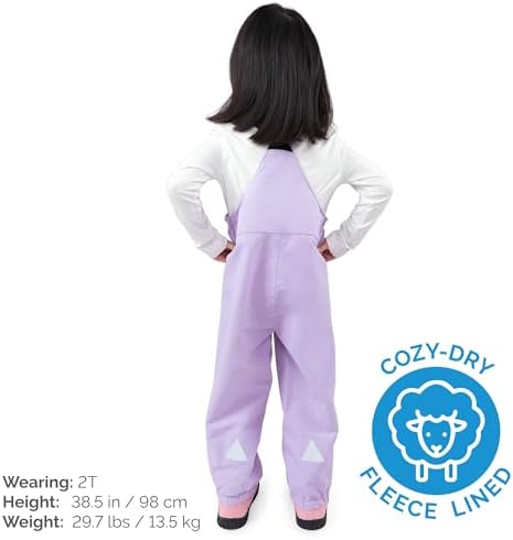 Jan & Jul Cozy-Dry Snow Bib Pants for Toddlers & Kids