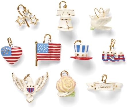 Lenox Tree of Independence 10-Piece Mini Ornament Set