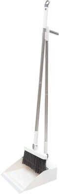 Broom and Dustpan Set with Ergonomic Handle Lightweight Indoor Outdoor Cleaning Kit