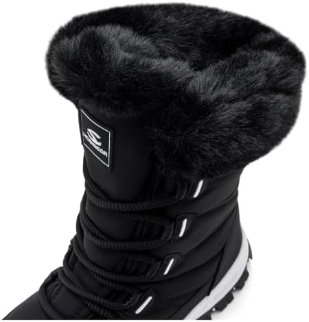 HOBIBEAR Women's Snow Boots Water Resistant Winter Shoes