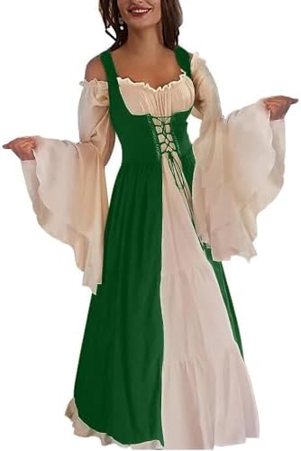 ABaoWedding Womens's Medieval Renaissance Costume Cosplay Over Dress