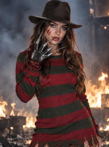 Serial Killer Costume for Women, Scary Halloween Costumes for Women Adult