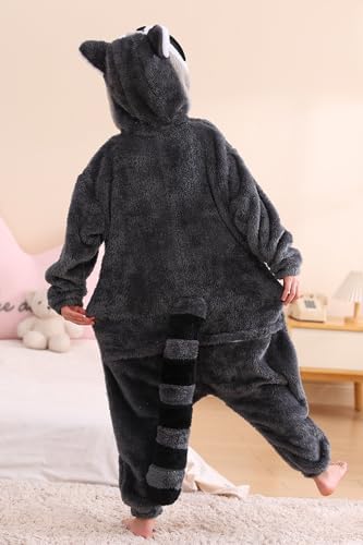 One Piece Pajamas Animal Kids Onesie, Animal Pajamas Halloween Cosplay Costume for Girls Boys