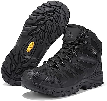 NORTIV 8 Men's Ankle High Waterproof Hiking Boots