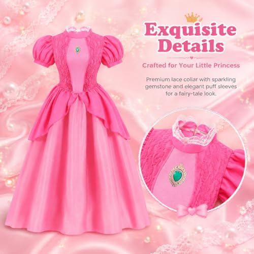 Royal Princess Costume Women Adult Halloween Dress with Accessories Set