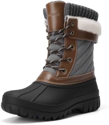 DREAM PAIRS Women's Winter Snow Boots - Classic Duck Boots