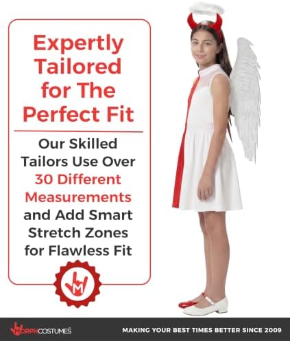 Morph Devil Angel Costume For Girls, Girls Halloween Costumes for Kids