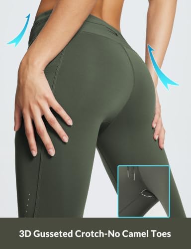 baleaf Women's Fleece Lined Leggings Tights Water Resistant Hiking Pants