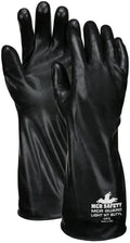 MCR Safety CP7S Butyl Rubber Gloves, 7 Mil Smooth Finish, Gauntlet Rolled Cuff, 14" Length, Small, 1-Pair