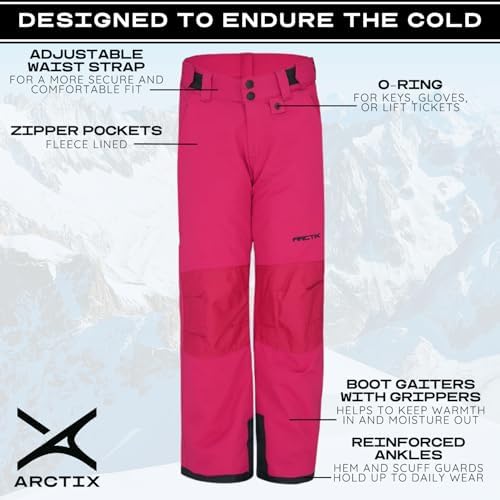 Arctix Kids Snow Pants with Reinforced Knees and Seat