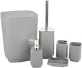Mouthwash Cup Toothbrush Holder Trash Can Toilet Brush Bathroom Storage Toiletry Set