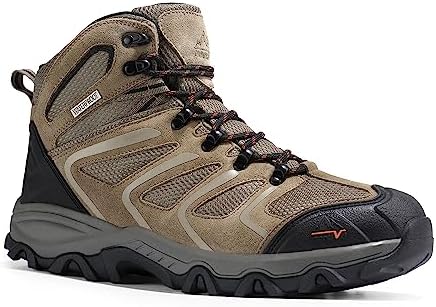 NORTIV 8 Men's Ankle High Waterproof Hiking Boots