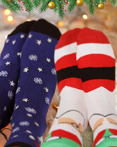Vabean 60/120 /200 Pairs Christmas Socks Bulk for Adults