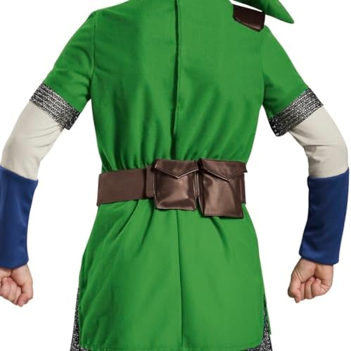 The Legend of Zelnda Link Deluxe Costume, Officially Licensed The Legend of Zelda Costume for Kids