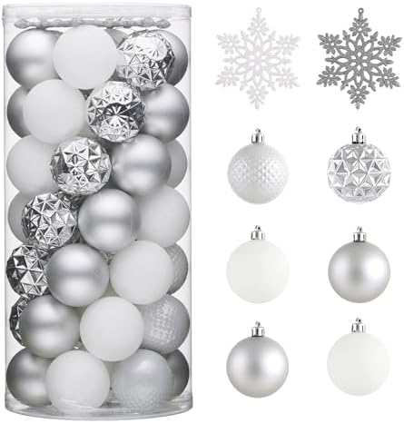 Valery Madelyn 50ct Christmas Tree Decorations Ball Ornaments 2 Inches